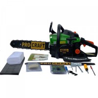 Бензинова резачка 2.7 к.с., 38 куб.см, 2 бр. шини с размери 35 и 40 см., PROCRAFT GS-58X